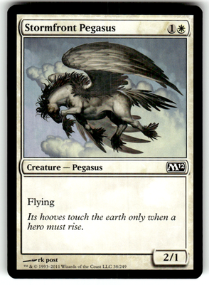 Stormfront Pegasus Magic 2012 (M12) 38 C Magic: The Gathering Near Mint