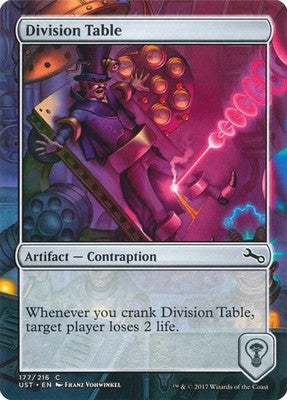Division Table UST 177 NM Magic: The Gathering