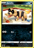 Sandile Silver Tempest 111/195 Common Pokémon — English Lightly Played