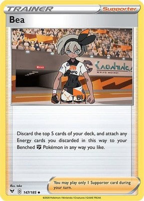 Bea 147/185 SWSH04: Vivid Voltage Pokémon TCG
