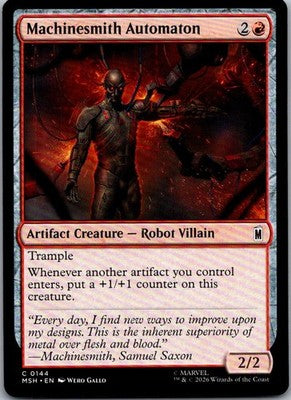 Machinesmith Automaton 144 Common Marvel Super Heroes Magic: The Gathering NM
