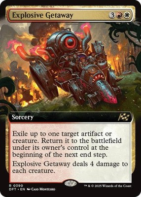 Explosive Getaway DFT 390 NM Magic: The Gathering