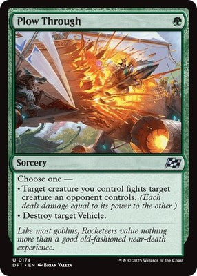 Plow Through DFT 174 NM Magic: The Gathering