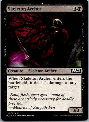 Skeleton Archer 123 Common Core Set 2021 Magic: The Gathering Near Mint