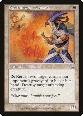 Spurnmage Advocate JUD 27 NM Magic: The Gathering