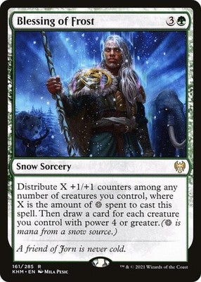 Blessing of Frost KHM 161 NM Magic: The Gathering
