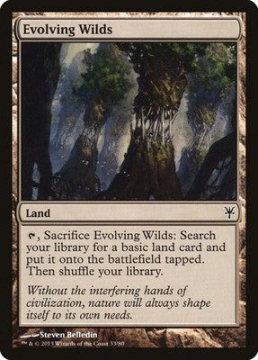 Evolving Wilds DDK 33 NM Magic: The Gathering