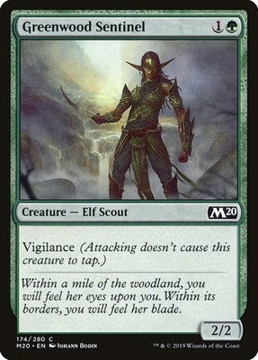 Greenwood Sentinel M20 174 NM Magic: The Gathering