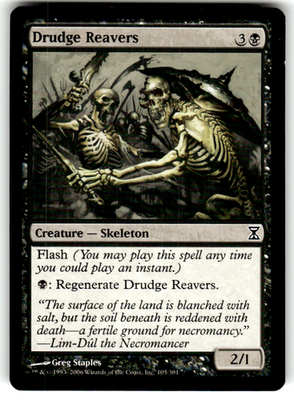 Drudge Reavers Time Spiral 105 C Magic: The Gathering Lightly Played