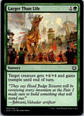 Larger Than Life 160 Common Kaladesh Magic: The Gathering Near Mint