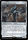 Solemn Simulacrum PIP 240 NM Magic: The Gathering