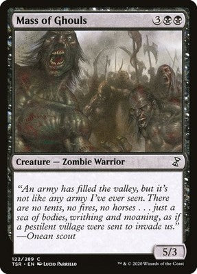 Mass of Ghouls TSR 122 NM Magic: The Gathering