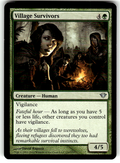 Village Survivors Dark Ascension 130 U Magic: The Gathering Near Mint