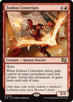 Zealous Conscripts J25 143 NM Magic: The Gathering
