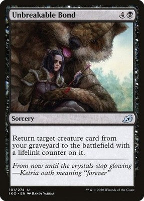 Unbreakable Bond IKO 101 NM Magic: The Gathering