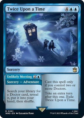 Twice Upon a Time // Unlikely Meeting WHO 61 NM Magic: The Gathering