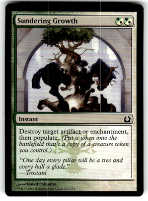 Sundering Growth Return to Ravnica 223 C Magic: The Gathering Near Mint