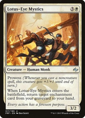 Lotus-Eye Mystics FRF 17 Foil NM Magic: The Gathering