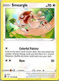 Smeargle 137/195 Common Silver Tempest Pokemon Near Mint