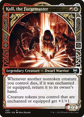 Koll, the Forgemaster KHM 325 NM Magic: The Gathering