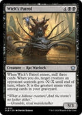 Wick's Patrol BLB 121 Foil NM Magic: The Gathering