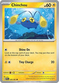 Chinchou 020/091 SV: Paldean Fates Pokémon TCG