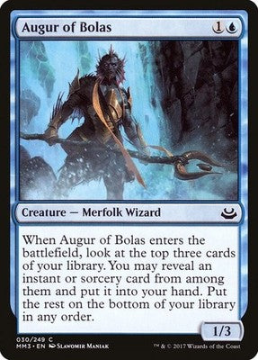 Augur of Bolas MM3 30 NM Magic: The Gathering