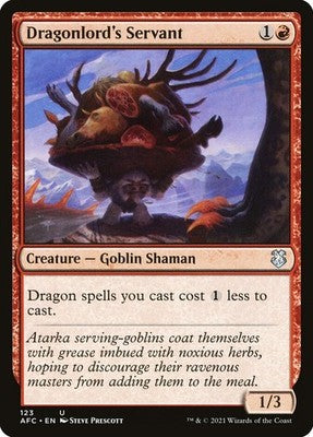 Dragonlord's Servant AFC 123 NM Magic: The Gathering