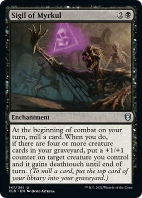 Sigil of Myrkul CLB 147 NM Magic: The Gathering