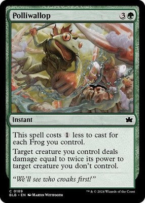 Polliwallop BLB 189 Foil NM Magic: The Gathering
