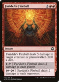 Farideh's Fireball AFR 142 NM Magic: The Gathering
