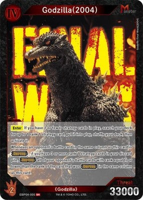 Godzilla (2004) ( ) EBP04-005 Booster Set 4: Endless Wars Foil Godzilla Card Gam