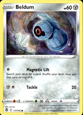 Beldum Silver Tempest 117/195 Common Pokémon — English Lightly Played