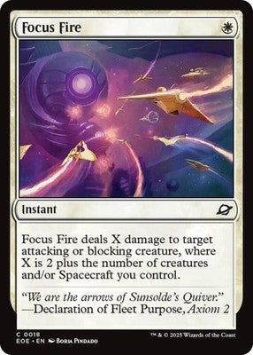 Focus Fire EOE 18 NM Magic: The Gathering