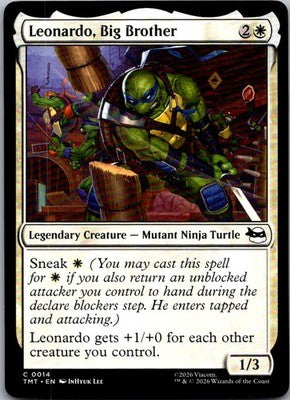 Leonardo, Big Brother 0014 Teenage Mutant Ninja Turtles Magic: The Gathering NM