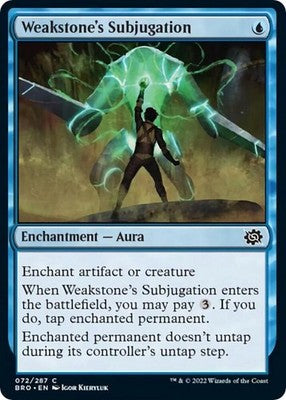 Weakstone's Subjugation BRO 72 NM Magic: The Gathering