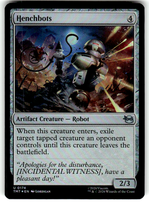 Henchbots Teenage Mutant Ninja Turtles 174 U Foil Magic: The Gathering Near Mint