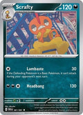 Scrafty 061/091 SV: Paldean Fates Reverse Holofoil Pokémon TCG