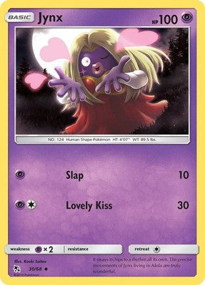 Jynx 30/68 Hidden Fates Pokémon TCG