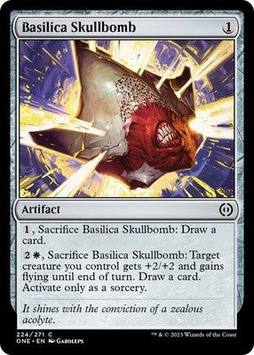Basilica Skullbomb ONE 224 NM Magic: The Gathering