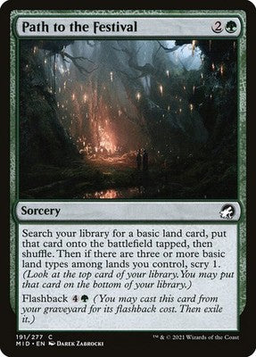 Path to the Festival MID 191 Foil LP Magic: The Gathering
