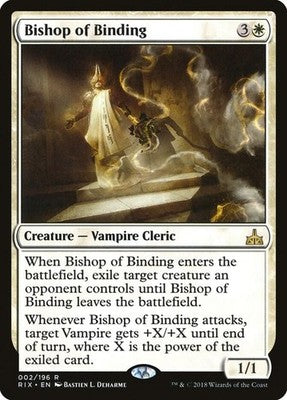 Bishop of Binding RIX 2 NM Magic: The Gathering