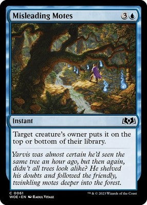 Misleading Motes WOE 61 NM Magic: The Gathering