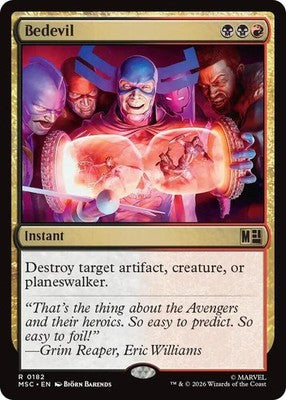 Bedevil MSC 182 NM Magic: The Gathering