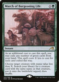 March of Burgeoning Life NEO 201 NM Magic: The Gathering