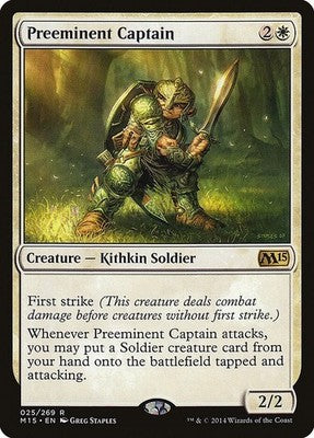 Preeminent Captain M15 25 NM Magic: The Gathering
