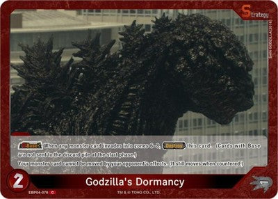 Godzilla's Dormancy ( ) EBP04-076 Booster Set 4: Endless Wars Godzilla Card Game