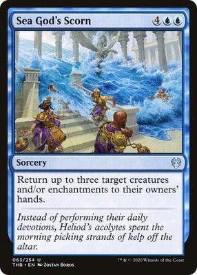 Sea God's Scorn THB 63 NM Magic: The Gathering