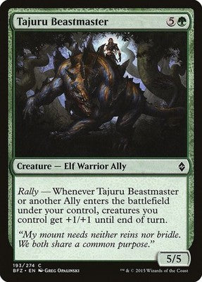 Tajuru Beastmaster BFZ 193 NM Magic: The Gathering
