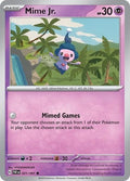 Mime Jr. 031/091 SV: Paldean Fates Reverse Holofoil Pokémon TCG